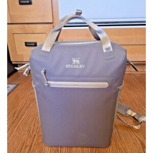 Stanley All Day Madeleine MIDI Backpack Soft Cooler 14.8 Qt 20 Can Cooler Gray